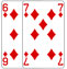 Six of Diamonds and Seven of Diamonds