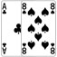 Ace of Clubs and Eight of Clubs