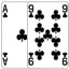 Ace of Clubs and Nine of Clubs