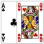 Ace of Clubs and Queen of Hearts