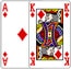Ace of Diamonds and King of Diamonds