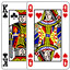 King of Clubs and Queen of Hearts