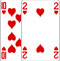 Ten of Hearts and Two of Hearts