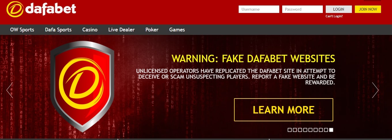 Dafabet Fraud Image