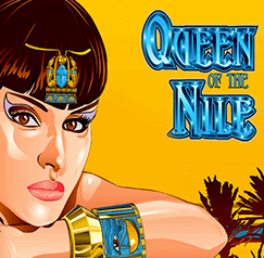 Queen of the nile slot logo