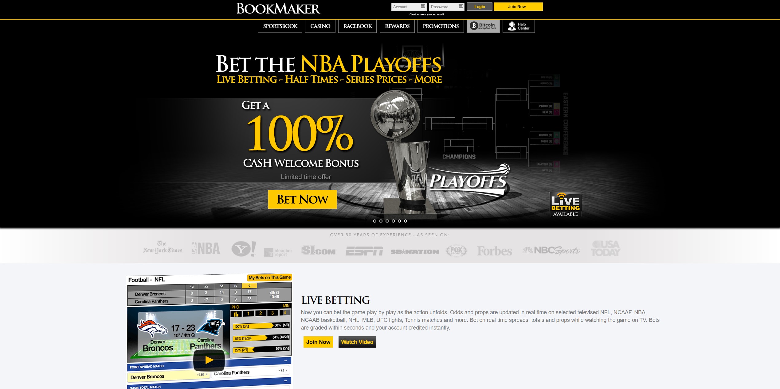 BookMaker Homepage