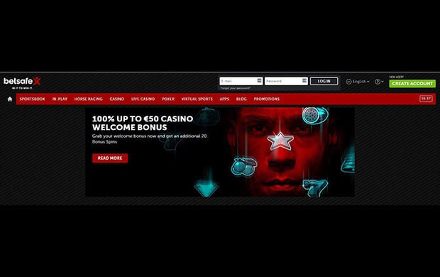 Betsafe Homepage