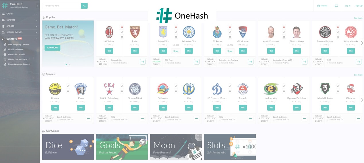 OneHash Homepage