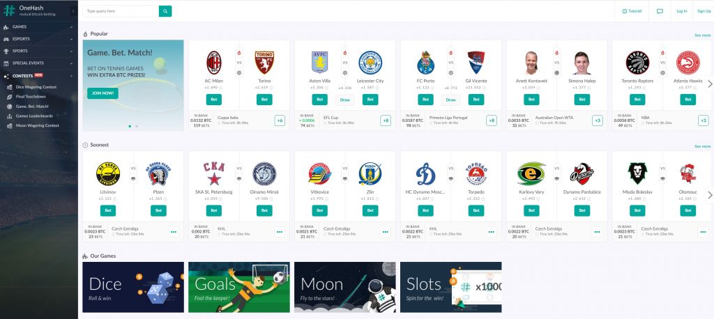 OneHash Homepage