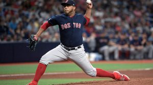 Boston Red Sox Player on Field