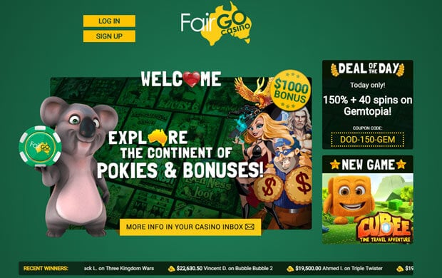 Fair Go Welcome Image