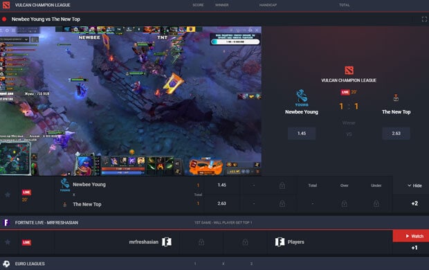 GGBet Live Betting