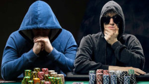 Two Gamblers with Hoodies