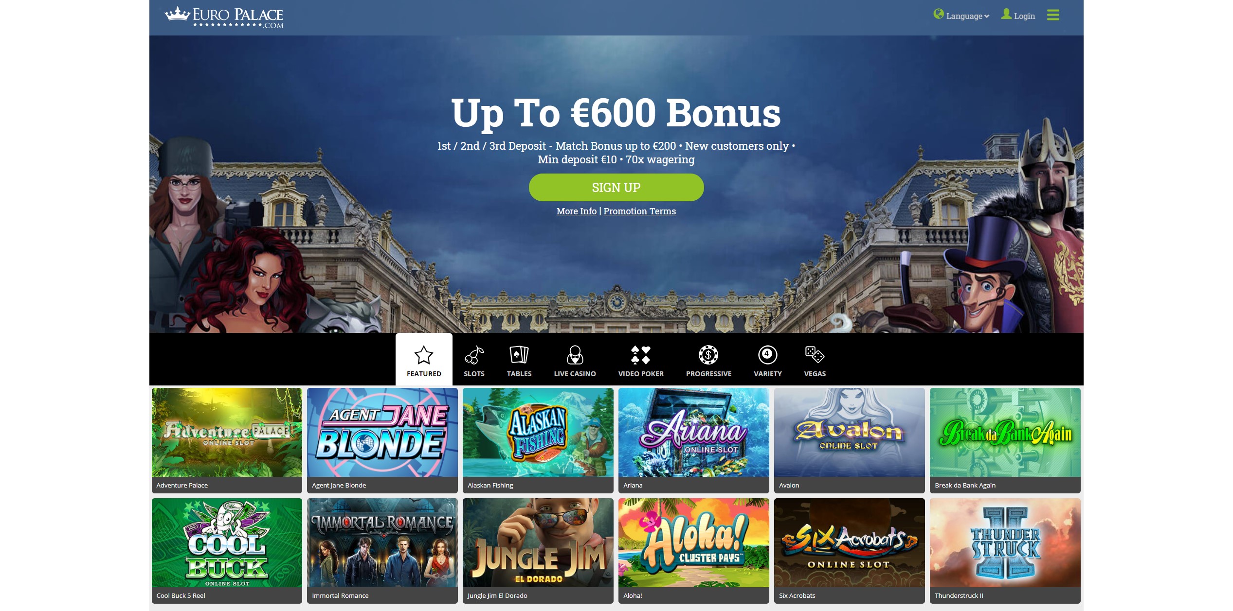 Euro Palace Screenshot
