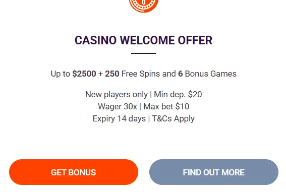 tonybet casino welcome bonus 1