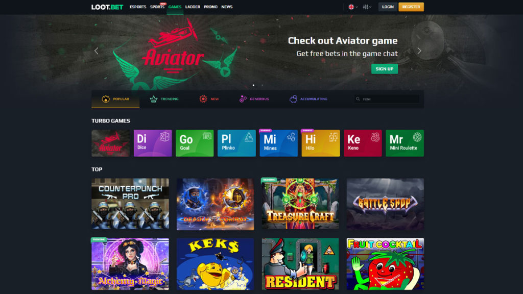 Loot.Bet Screenshot Esports