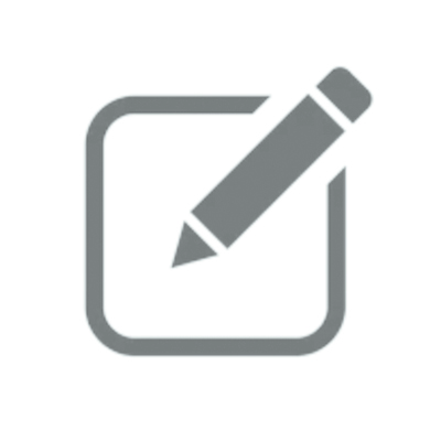 grey pencil icon