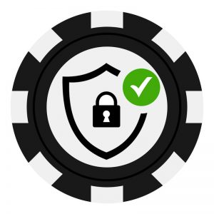 Safe Icon on Poker Chip