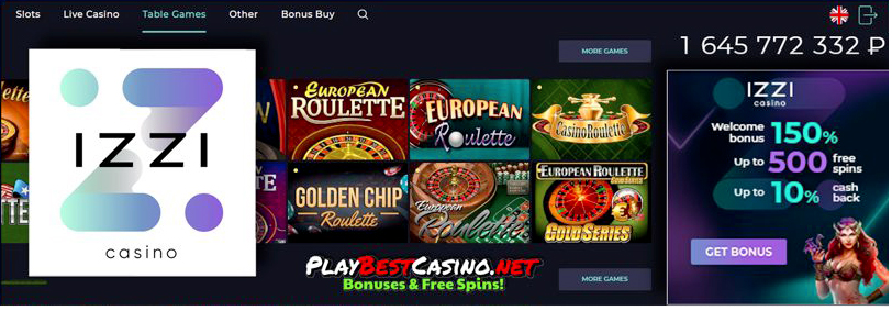 IZZI Casino Games