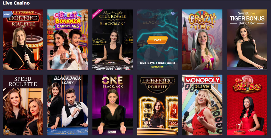 Powbet Live Casino