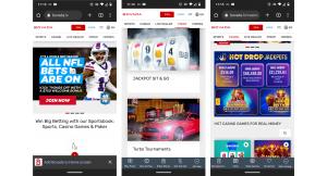 Bovada Mobile Screenshots