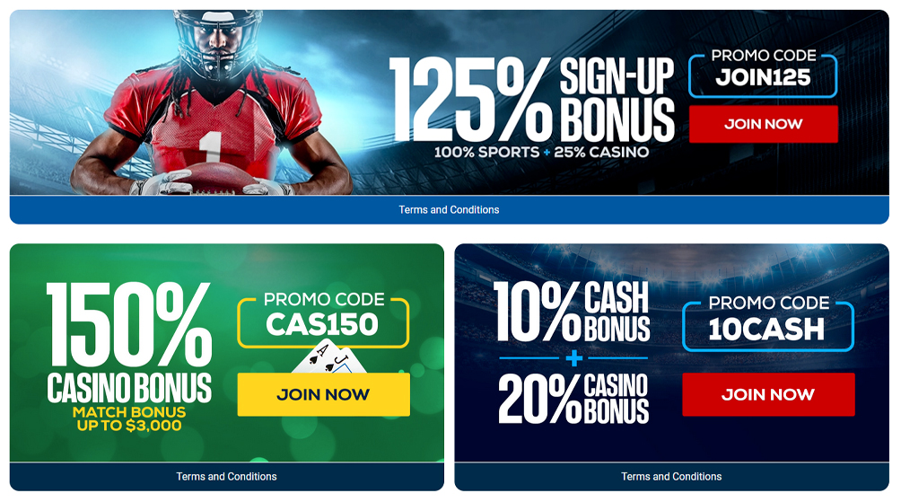 BetUS Bonuses