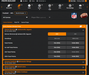 MyBookie Prop Betting