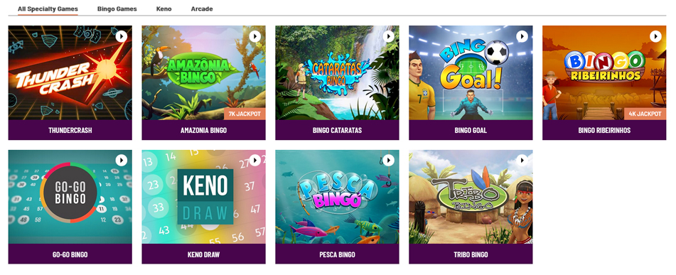Cafe Casino Specialty Games