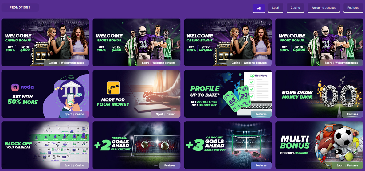 BetPlays Bonuses