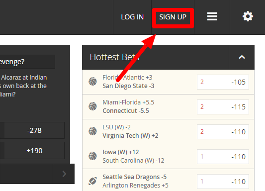 Everygame Sign Up