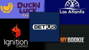 Five Online Casino Logos