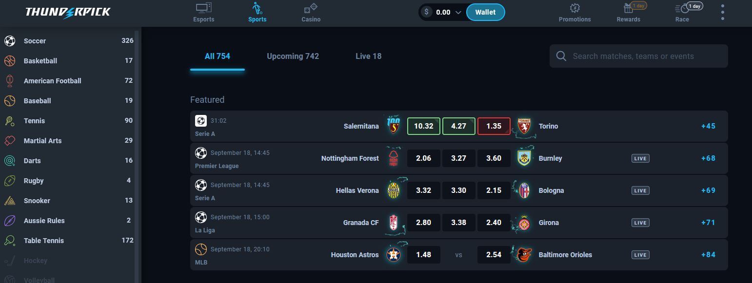 Thunderpick Sportsbook