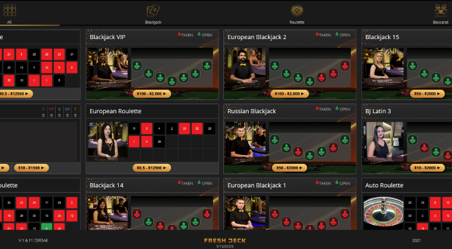 Live Dealer Games at SlotsandCasino