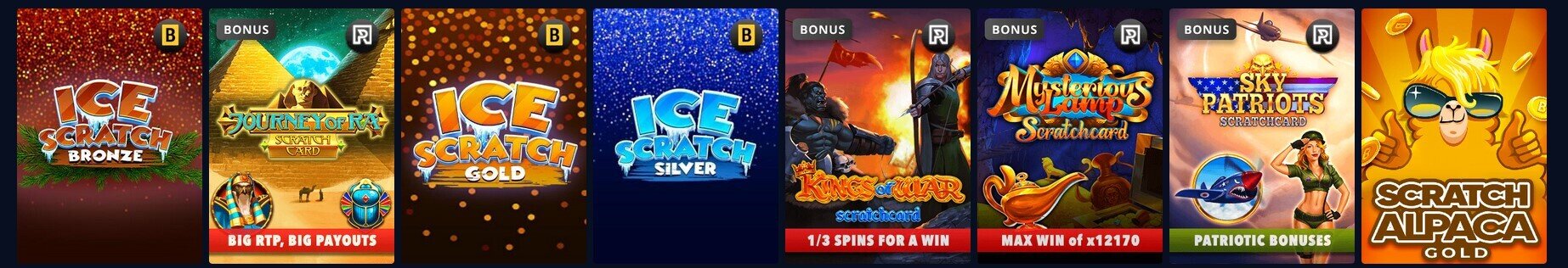 High Roller Casino Scratchcards