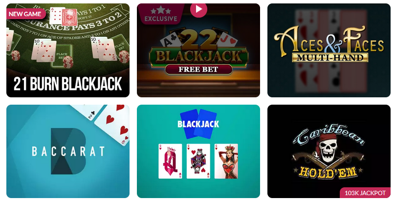 slotslv table games