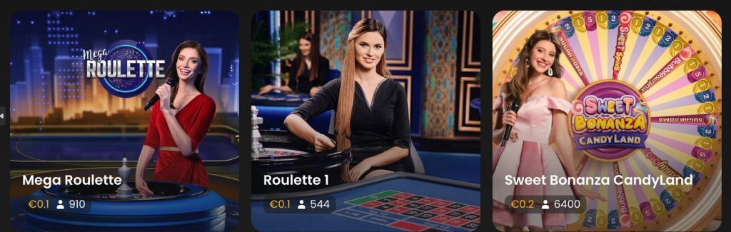 22bet live dealers