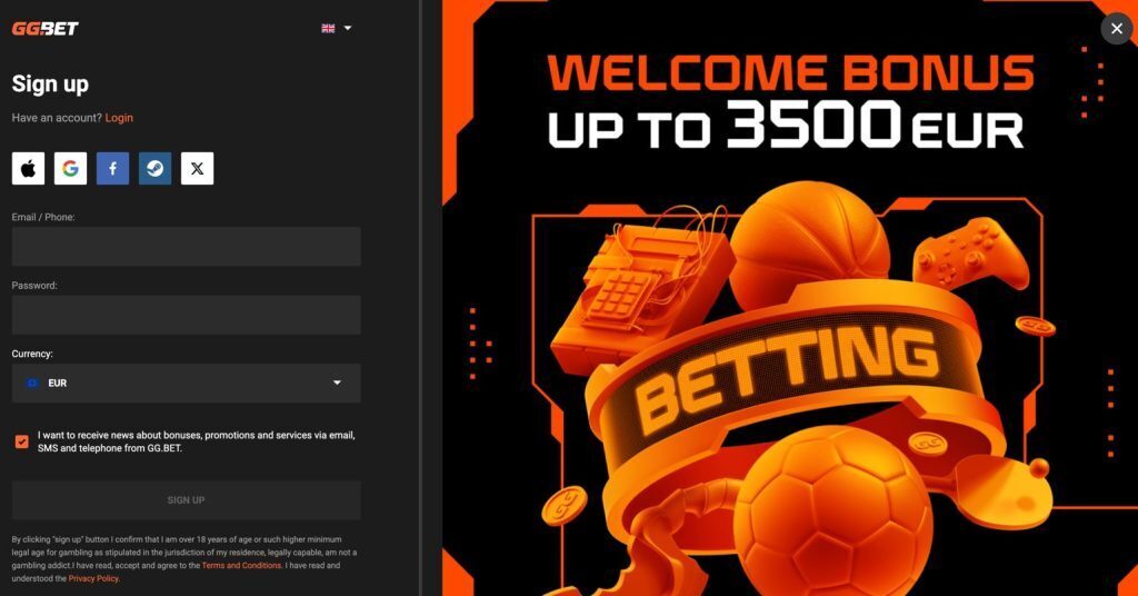gg signup
