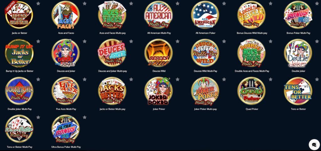 lincoln video poker