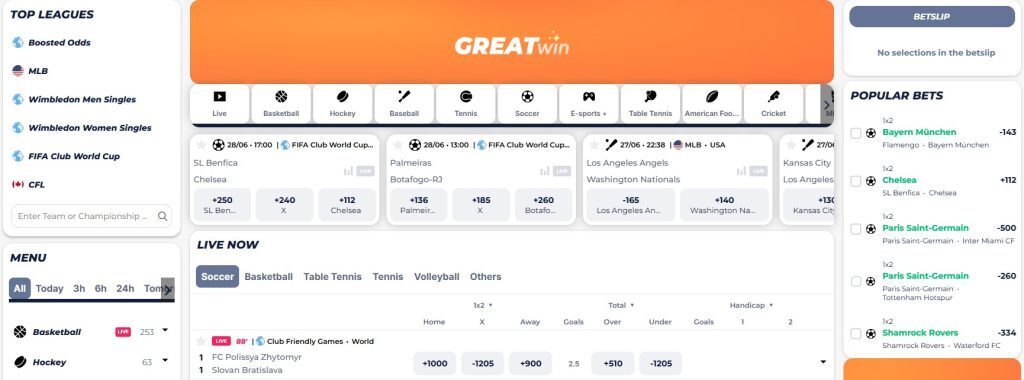 greatwin sportsbook