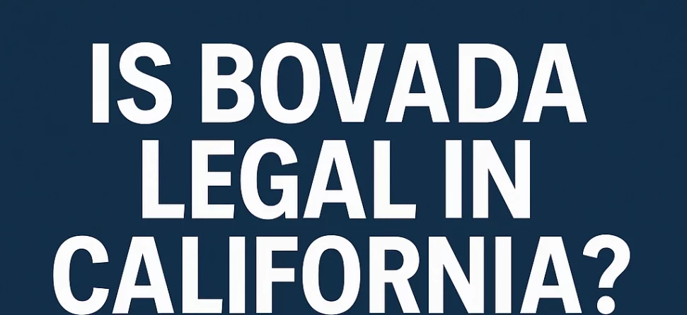 is bovada legal in california