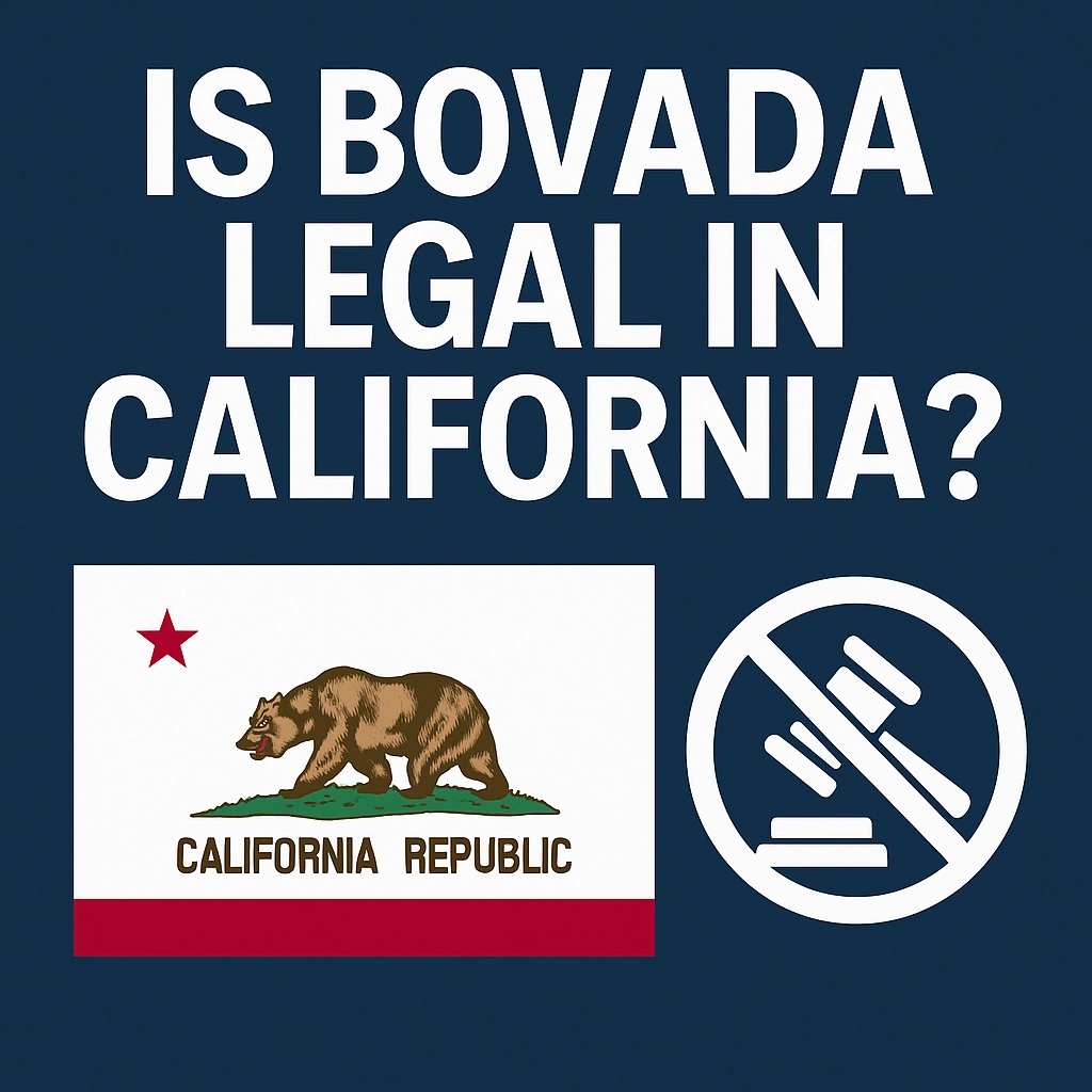 is bovada legal in california