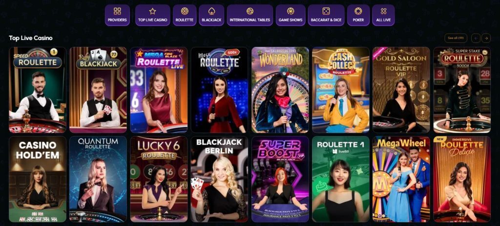 nova jackpot live casino