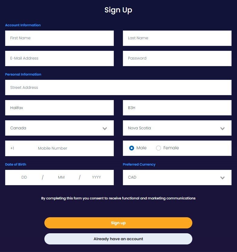 raging bull signup