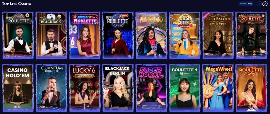 spinight live dealer