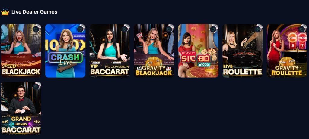 vegas coins live dealer