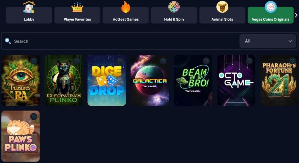 vegas coins originals