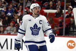 Maple Leafs Hurricanes Hockey Auston Matthews