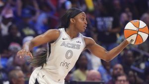 Aces Wings Basketball Jackie Young