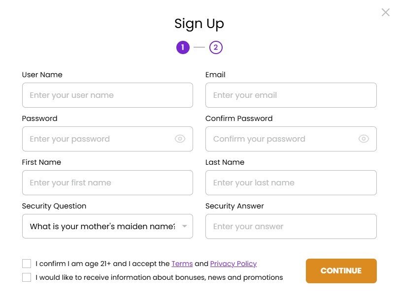 buffalo sign up