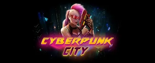 Cyberpunk-City Slot Logo